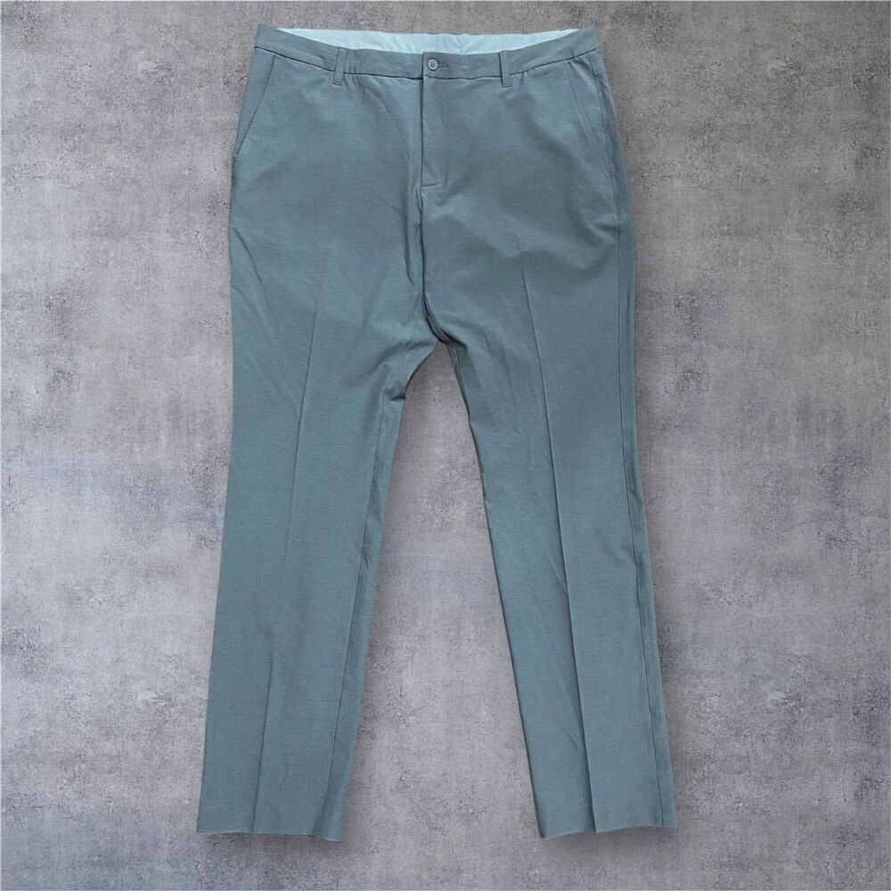 FootJoy Performance Athletic Big & Tall Gray Chino Pants Men's Size 42 x 34